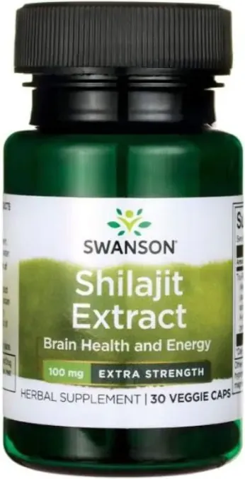 Swanson Shilajit Extract Супер силен Шилажит Екстракт за младост и красота х30 веге капсули