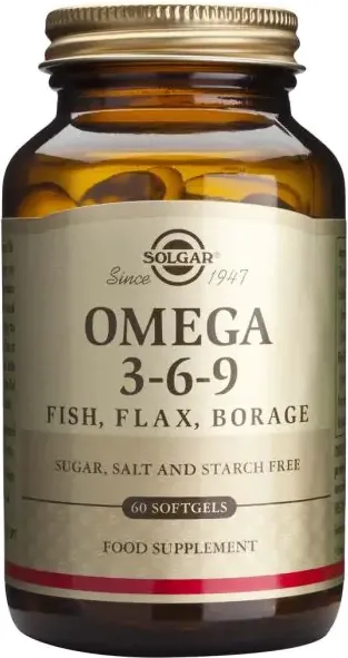 Solgar Omega 3-6-9 Омега 3-6-9 x60 капсули