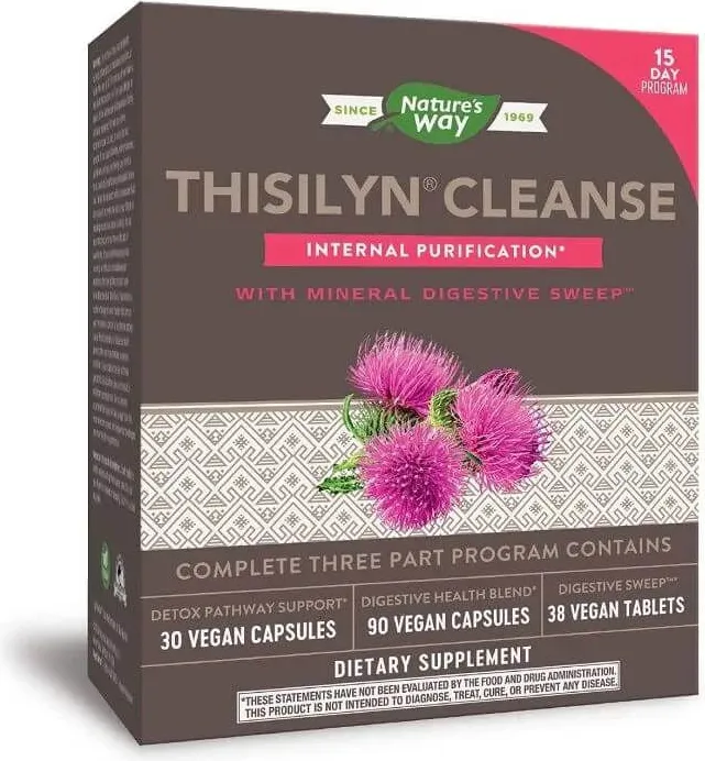 Nature's Way Thisilyn Cleanse With Mineral Digestive Sweep Тисилин Клийн Минерална Програма за 15 дни в 3 фази х30/90/38 капсули