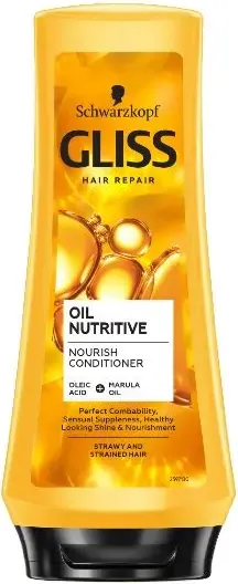 Gliss Oil Nutritive Балсам за дълга и цъфтяща коса 200 мл