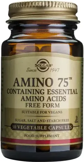 Solgar Amino 75 Амино 75 мг х30 капсули