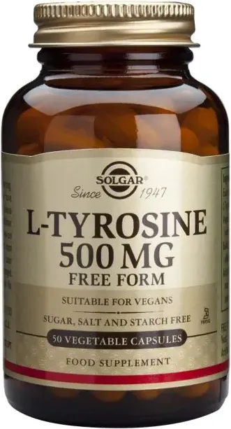 Solgar L-tyrosine Л-тирозин срещу стрес 500 мг х50 капсули