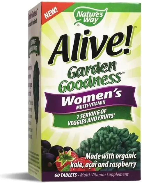 Nature's Way Alive Women's Garden Goodness Мултивитамини за жени х 60 таблетки