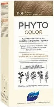 Phyto Phytocolor Безамонячна боя за коса 9.8 Светло бежово русо