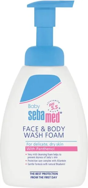 Sebamed Baby Face and Body Измивна Пяна за лице и тяло 400 мл