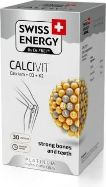 Swiss Energy Calcivit Витамини за здрави кости и зъби х30 капсули