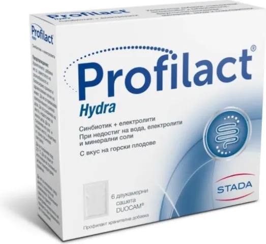 Profilact Hydra за възстановяване загубата на течности 6 сашета Stada