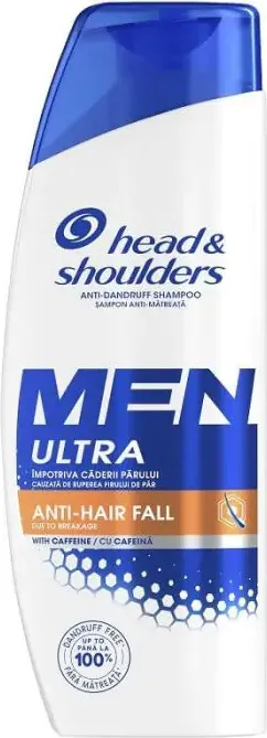 Head & Shoulders Men Anti-Hair Fall Шампоан против пърхот и косопад за мъже с кофеин 250 мл