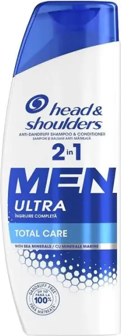 Head & Shoulders Men Ultra Total Care Шампоан и балсам 2в1 за цялостна грижа 330 мл