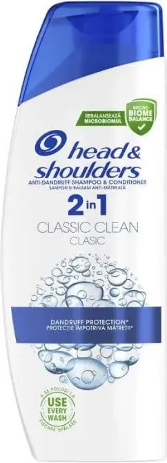 Head & Shoulders 2in1 Classic Clean Шампоан с балсам против пърхот 330 мл