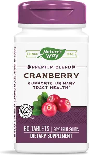 Nature's Way Cranberry Червена боровинка за здрав уринарен тракт 430 мг х60 таблетки