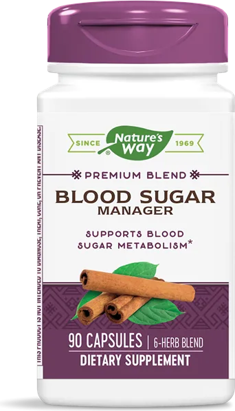 Nature's Way Blood Sugar за контрол на нивата на кръвната захар 90 капсули