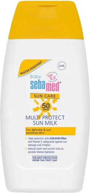 Sebamed Multi Protect Sun Milk Детскo слънцезащитno мляко SPF50 200 мл Sebapharma