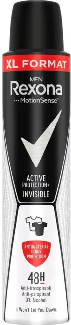 Rexona Men Invisible Active Protection Дезодорант против изпотяване за мъже 200 мл