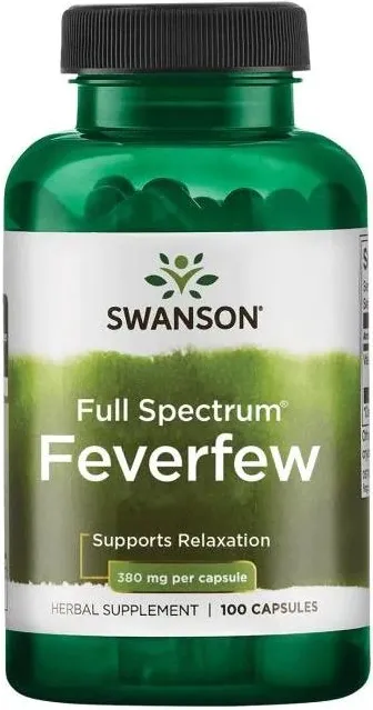 Swanson Feverfew Вратига 380 мг х 100 капсули