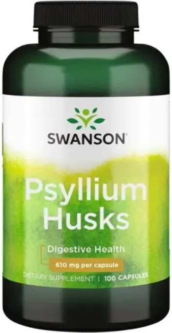 Swanson Psyllium Husks Люспи от Псилиум за добро храносмилане х100 капсули