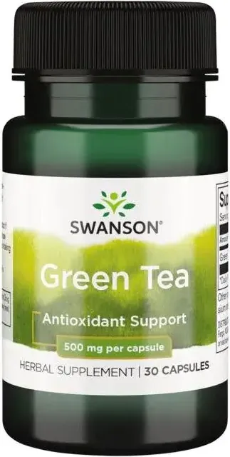 Swanson Green Tea Зелен чай 500 мг х 30 капсули