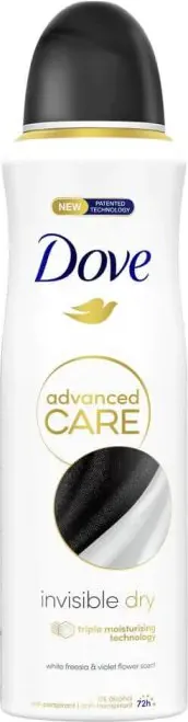 Dove Advanced Care Invisible Dry Дезодорант спрей против изпотяване за жени 200 мл