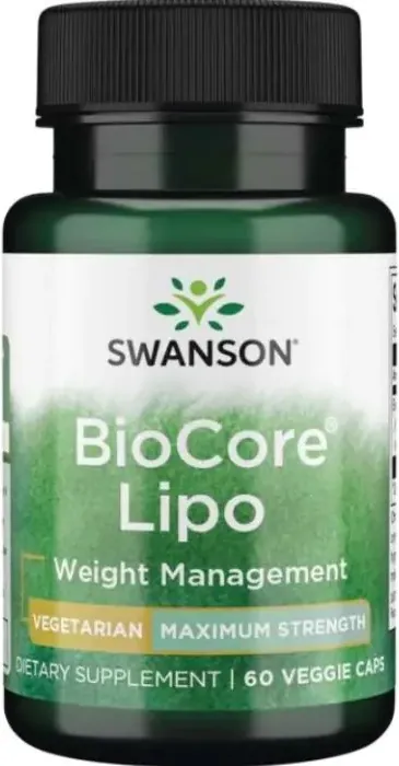 Swanson BioCore Lipo Максимално силни BioCoreЛипази за разграждане на мазнините х60 капсули