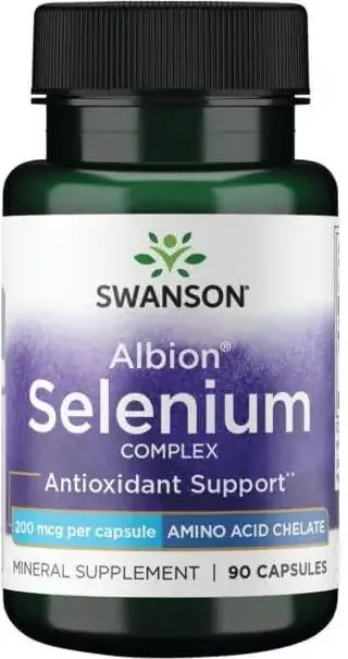 Swanson Selenium Complex Селен комплекс 200 мкг х 90 капсули