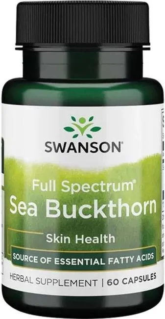 Swanson Full Spectrum Sea Buckthorn Широкоспектърен Морски зърнастец 60 капсули