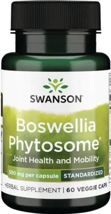 Swanson Boswellia Phytosome Стандартизиран Фитозом от Босвелия 60 веге капсули