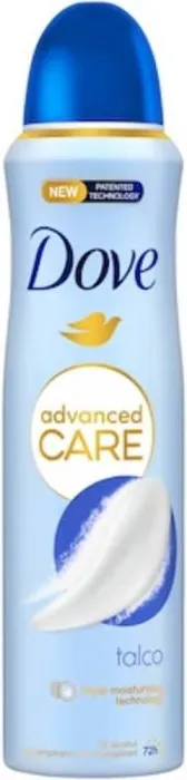 Dove Advanced Care Тalco Дезодорант спрей против изпотяване за жени 150 мл