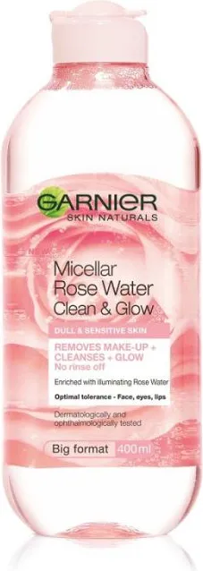 Garnier Skin Naturals Micellar Rose Water Мицеларна розова вода за чувствителна кожа 400 мл