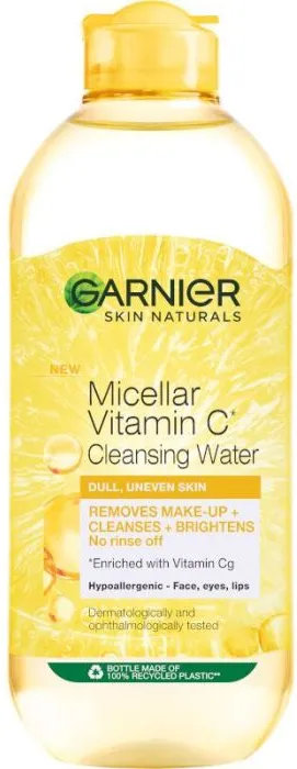 Garnier Skin Naturals Vitamin C Почистваща мицеларна вода 400 мл