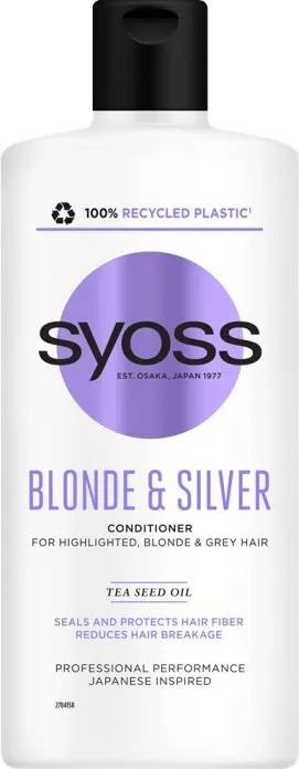 Syoss Blonde & Silver Балсам за руса и сива коса 440 мл