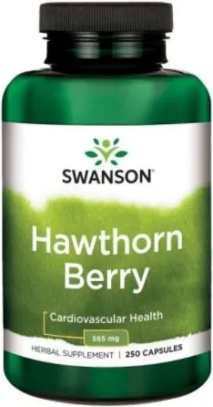 Swanson Hawthorn Berries Глог За здраво сърце 565 мг х250 капсули