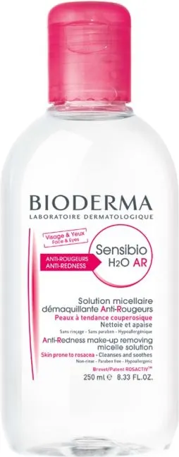 Bioderma Sensibio AR Мицеларна вода за чувствителна кожа със зачервявания 250 мл