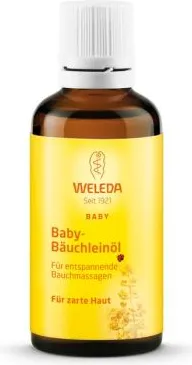 Weleda Baby Масажно олио за коремчето на бебето 50 мл