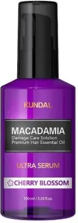 Kundal Macadamia Ultra Serum Cherry Blossom Серум за коса с макадамия и аромат череша 100 мл