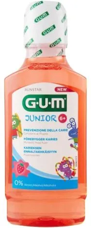 GUM Junior Вода за уста с ягодов вкус 6+ години 300 мл