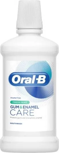 Oral-B Gum & Enamel Care Fresh Mint Вода за уста за заздравяване на венците и емайла с вкус на мента 500 мл