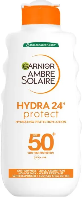 Garnier Ambre Solaire Слънцезащитен хидратиращ лосион за тяло SPF50+ 200 мл