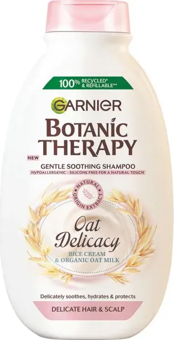 Garnier Botanic Therapy Успокояващ шампоан за деликатна коса и скалп 400 мл