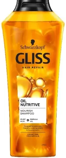 Gliss Oil Nutritive Шампоан за дълга и цъфтяща коса 400 мл
