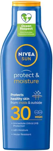 Nivea Sun Protect & Moisture Слънцезащитен хидратиращ лосион SPF30 100 мл