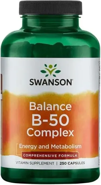 Swanson Balance B-50 Complex Баланс B-комплекс 400.5 мг х 250 капсули