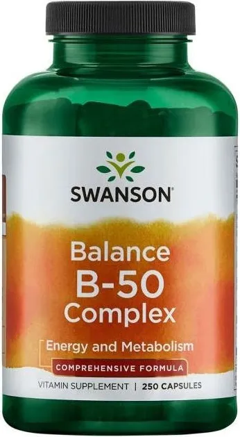 Swanson Balance B-50 Complex Баланс B-комплекс 400.5 мг х 250 капсули