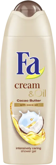 Fa Cream & Oil Душ-крем за тяло с аромат на какао и кокос 250 мл