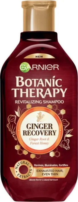 Garnier Botanic Therapy Ревитализиращ шампоан за изтощена и слаба коса с джинджифил и мед 250 мл