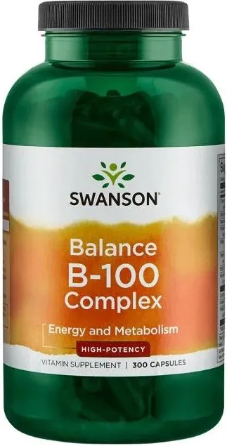 Swanson Balance B-100 Complex - High Potency Баланс B-100 комплекс - Висока ефективност х 300 капсули