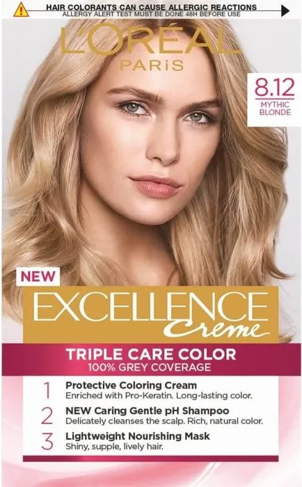 L’Oreal Excellence Creme Боя за коса 8.12 Natural Frosted Beige Blonde