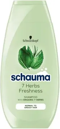 Schauma 7 Herbs Freshness Шампоан 7 билки за нормална и бързо омазняваща се коса 250 мл