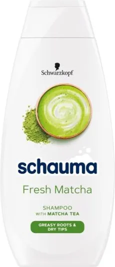 Schauma Fresh Matcha Шампоан за коса с мазни корени и сухи краища 400 мл