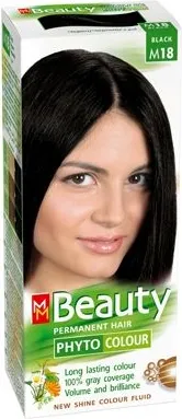 MM Beauty Phyto Colour Трайна фито боя за коса, М18 Черен