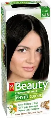 MM Beauty Phyto Colour Трайна фито боя за коса, М18 Черен